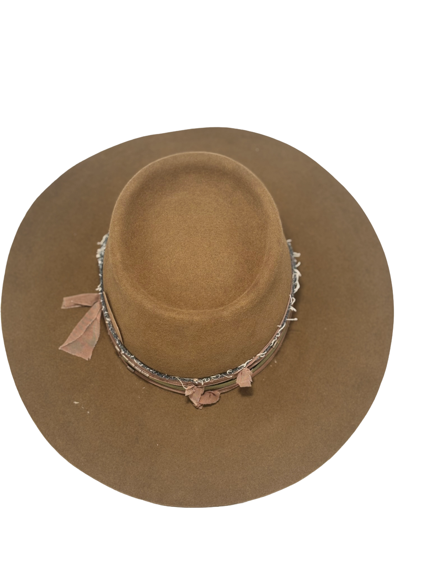 Pecan round- Custom felt Hat