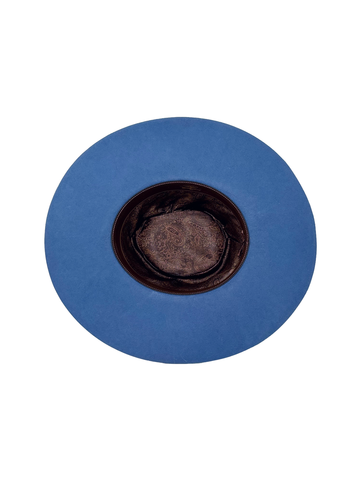 Blue Tear Drop- Custom Felt Hat