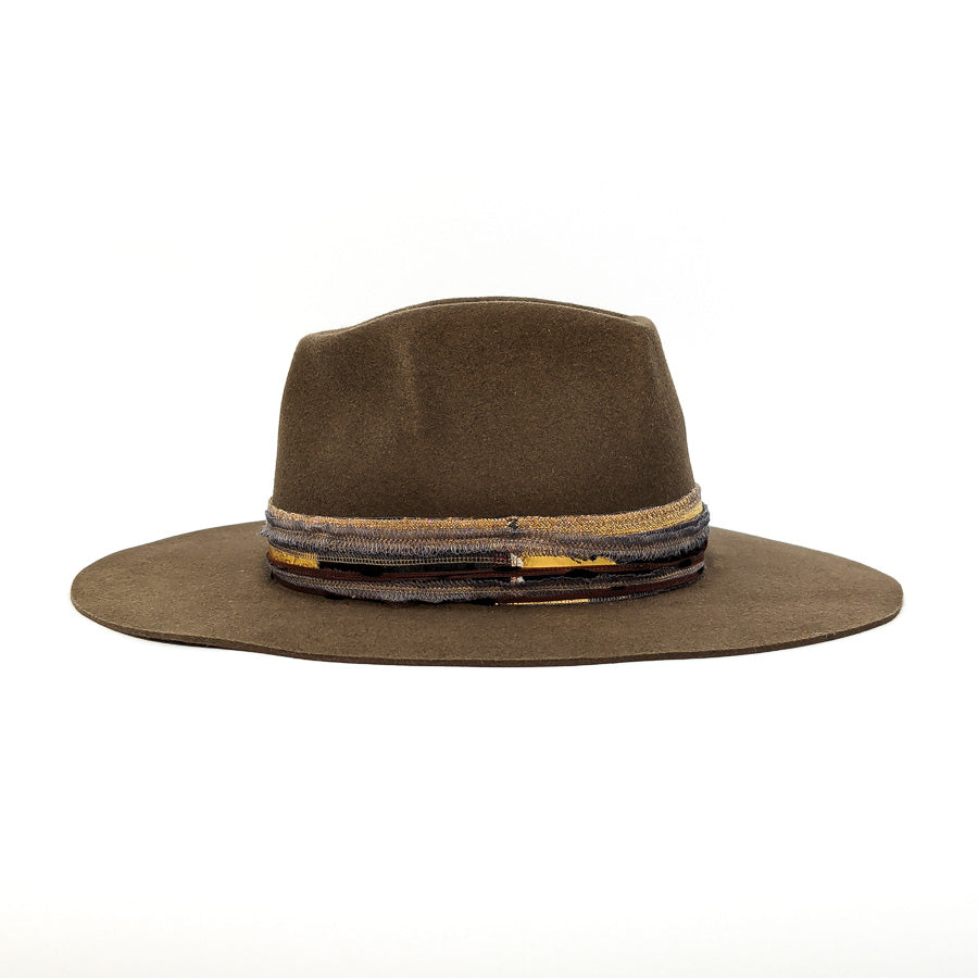 Pecan Pinched - Custom Felt Hat