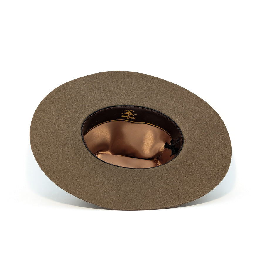 Pecan Pinched - Custom Felt Hat