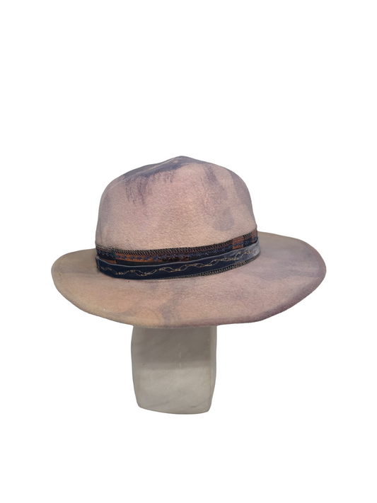 Hand Dyed Milliner Style hat
