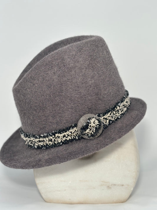 Gray Fuzz - Milliner Felt