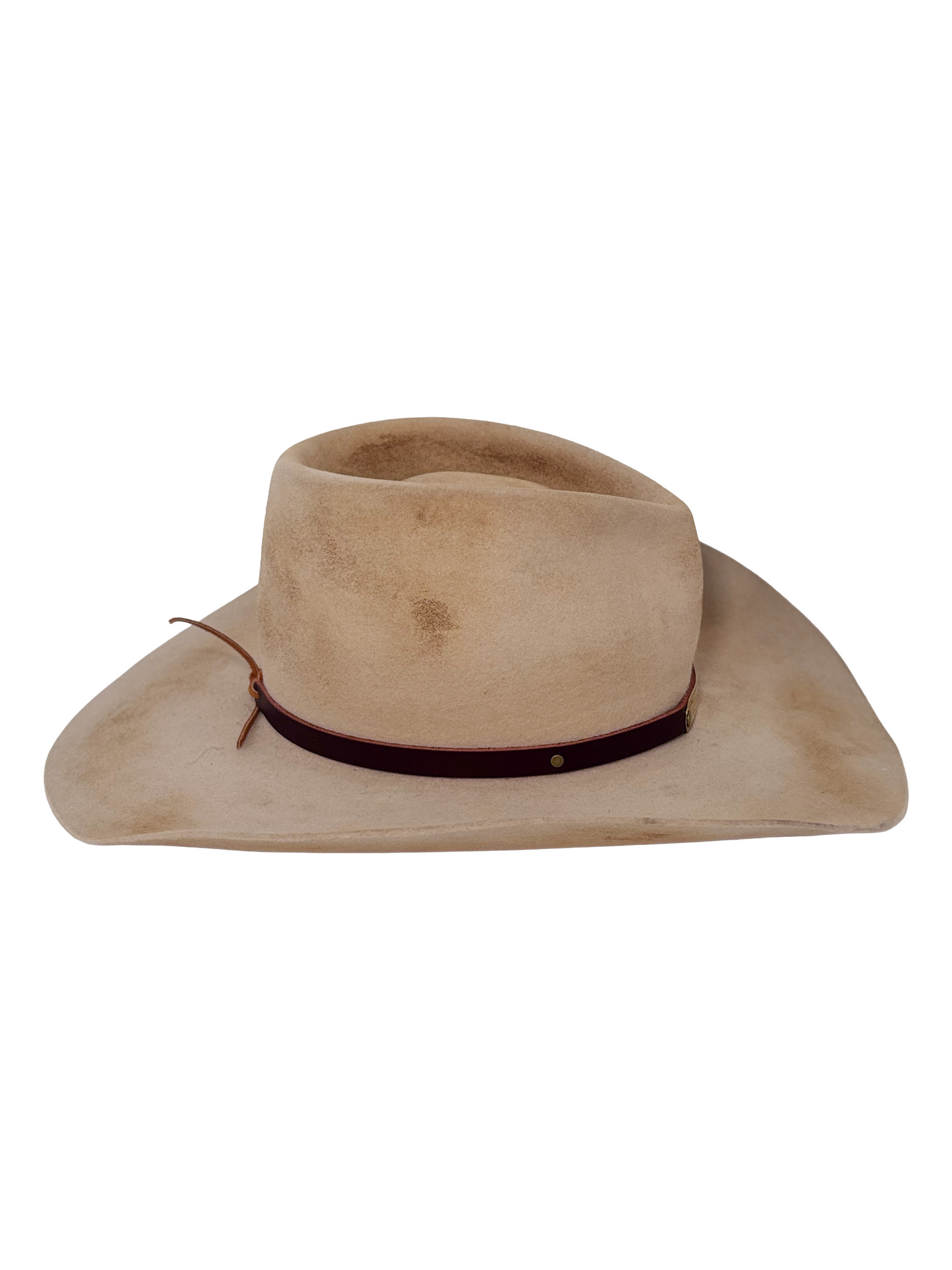 Burnt Bone- Custom Felt Hat